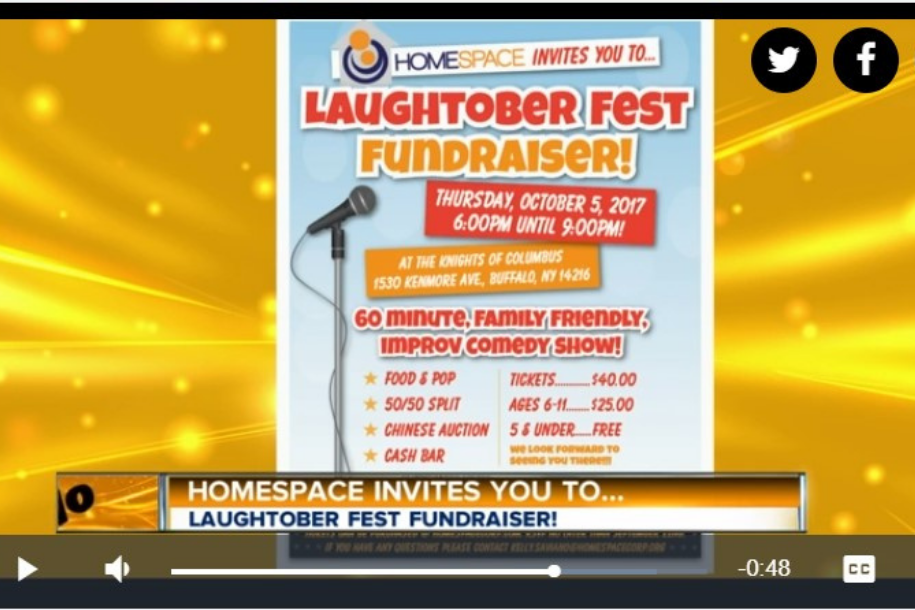 Homespace "Laughtober Fest" Fundraiser 2017 Image